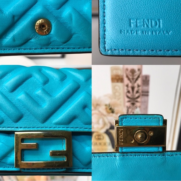 FENDI Baguette Micro Trifold Wallet 😍💙 - Picture 10 of 17
